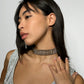 Golden Premium Crystal Choker