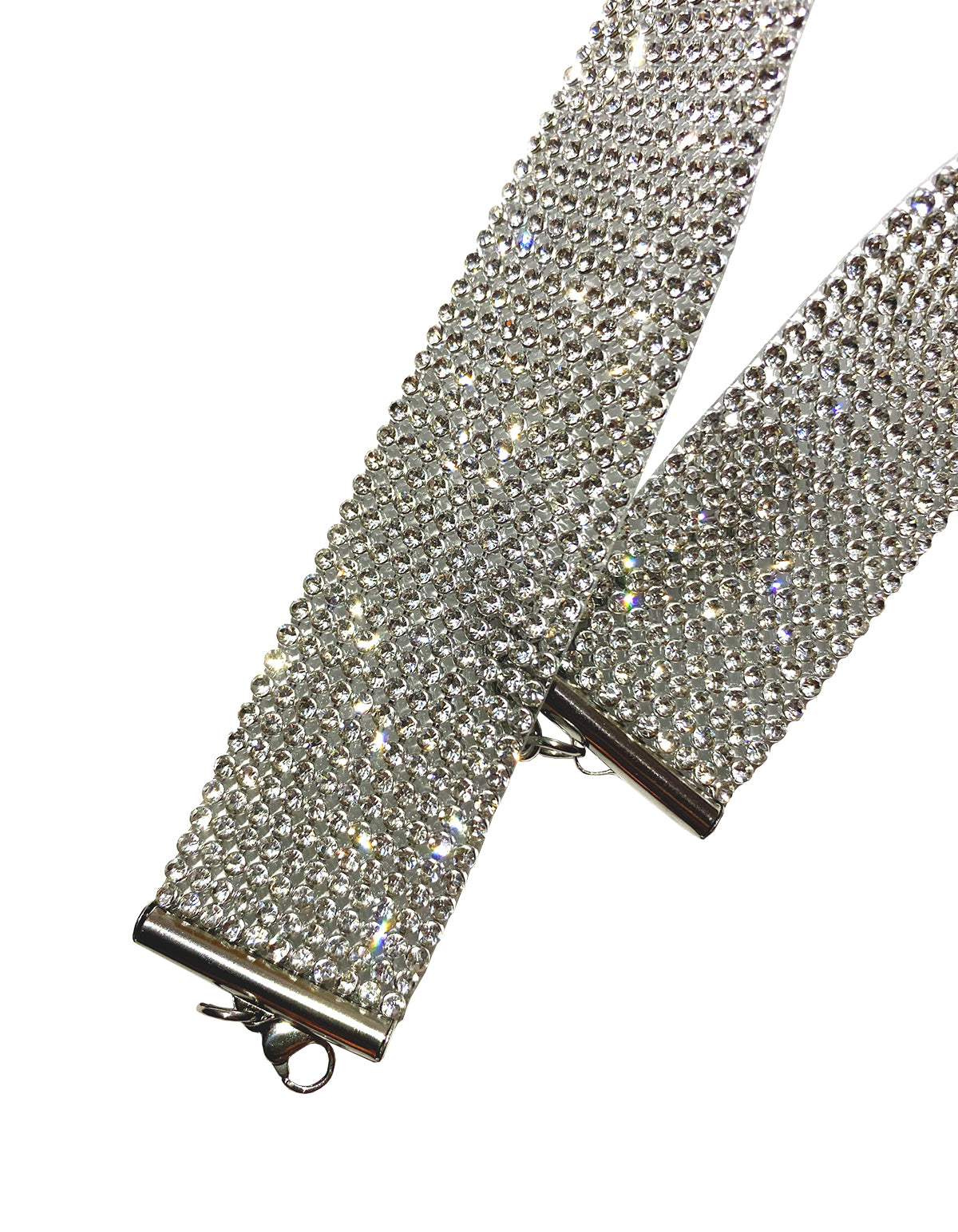 Silber Crystal Halsband Choker