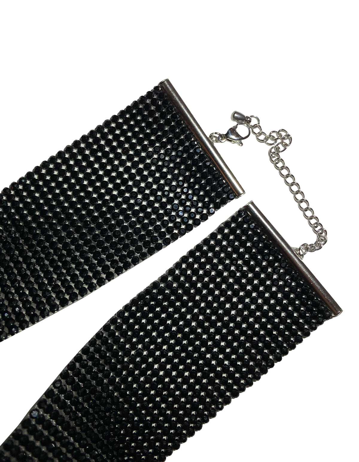 Schwarz Crystal Halsband Choker 