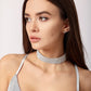 Silver Premium Crystal Choker